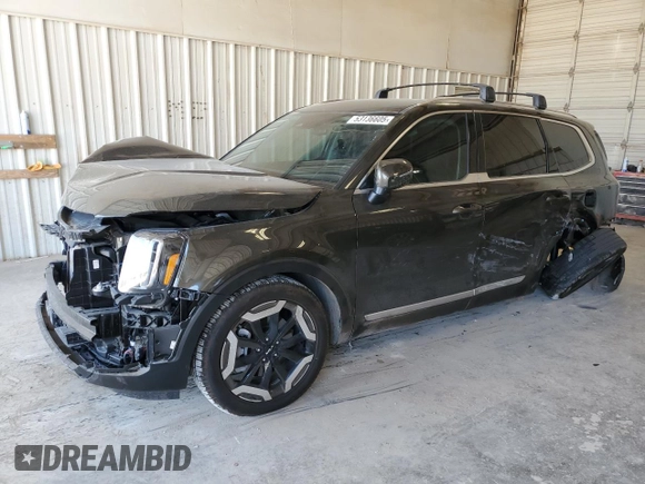 2024 Kia Telluride EX z VIN 5XYP34GC8RG490840, wystawiony jako Copart lot #53136605 z przebiegiem 9 476 mil mil oraz Szkoda całkowita • Salvage title. Historia ofert i sprzedaży dostępna na DreamBid. Obrazek 1.