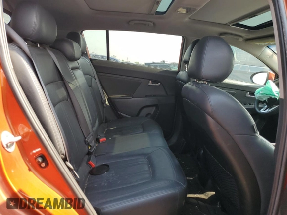 2011 Kia Sportage SX with VIN KNDPC3A63B7169255, listed as a Copart auction lot 60174855 with 121,236 mi miles and Salvage title. Bid and sale history available at DreamBid. Image 10.