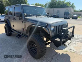 2015 Jeep Wrangler Unlimited Rubicon with VIN 1C4BJWFG3FL547025, listed as a Copart auction lot 61492345 with 103,761 mi miles and Clean title. Bid and sale history available at DreamBid. Image 1.