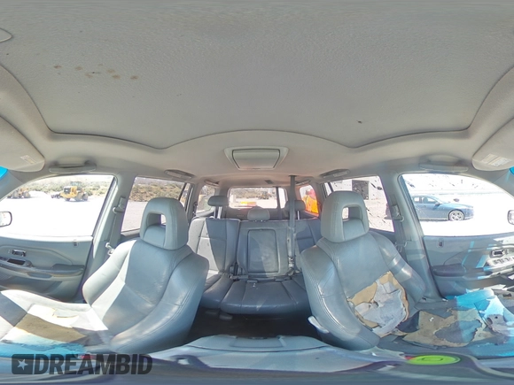 2005 Honda Pilot EX-L with VIN 2HKYF18665H521444, listed as a Copart auction lot 53664375 with 197,436 mi miles and Salvage Title. Bid and sale history available at DreamBid. Image 14.