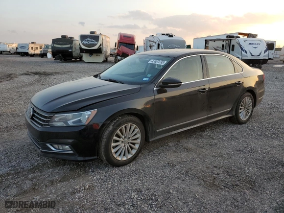 2016 Volkswagen Passat 1.8T SE w/Technology with VIN 1VWBS7A38GC010222, listed as a Copart auction lot 43607695 with 138,382 mi miles and Salvage Title. Bid and sale history available at carsss.com. Image 1.