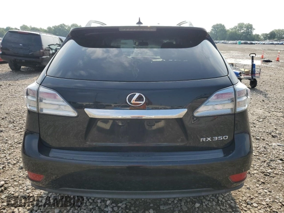 2011 Lexus RX 350 with VIN 2T2BK1BA9BC093202, listed as a Copart auction lot 62410975 with 131,984 mi miles and Salvage title. Bid and sale history available at DreamBid. Image 6.