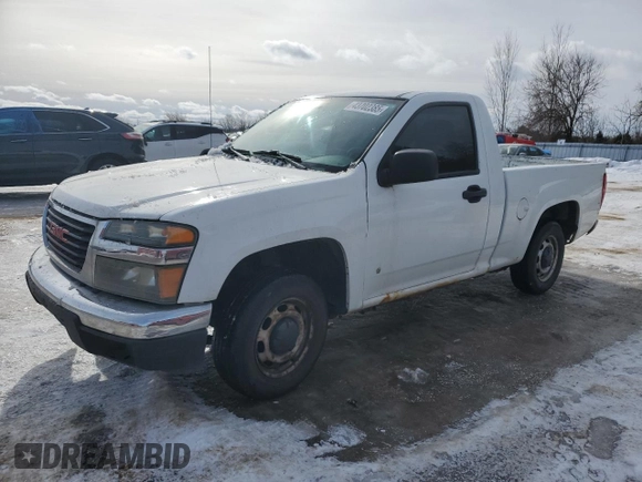 2006 GMC Canyon Work Truck with VIN 1GTCS148968324040, listed as a Copart auction lot 43702385 with 242,461 mi miles and Clean Title. Bid and sale history available at carsss.com. Image 1.