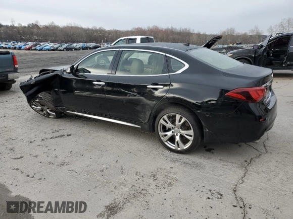 2015 Infiniti Q70 with VIN JN1BY1PR5FM830652, listed as a Copart auction lot 52894625 with 102,387 mi miles and Salvage Title. Bid and sale history available at DreamBid. Image 2.