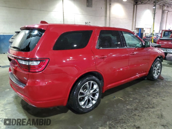 2020 Dodge Durango R/T with VIN 1C4SDHCT7LC259380, listed as a Copart auction lot 43980805 with 117,165 mi miles and Non repairable. Bid and sale history available at DreamBid. Image 3.