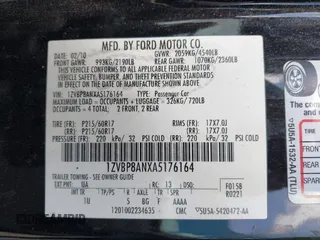 2010 Ford Mustang V6 с VIN 1ZVBP8ANXA5176164, выставлен на аукционе IAAI как лот 42217134 с пробегом 135 993 миль миль и . История ставок и продаж доступна на DreamBid. Изображение 9.