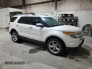2015 Ford Explorer Limited with VIN 1FM5K8F89FGB49773, listed as a Copart auction lot 46528375 with 96,557 mi miles and Salvage Title. Bid and sale history available at DreamBid. Image 4.