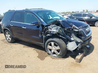 2011 GMC Acadia SLT1 with VIN 1GKKRRED7BJ329763, listed as a IAAI auction lot 42758215 with 164,778 mi miles and . Bid and sale history available at DreamBid. Image 1.