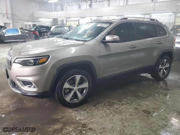 2020 Jeep Cherokee Limited with VIN 1C4PJMDN1LD549454, listed as a Copart auction lot 44643705 with 61,129 mi miles and Clean Title. Bid and sale history available at carsss.com. Image 1.