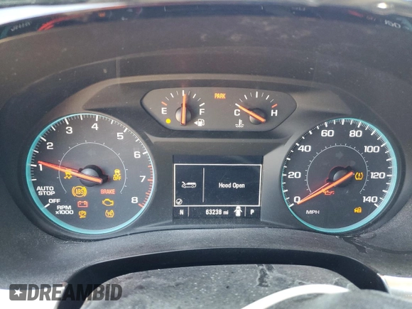 2021 Chevrolet Traverse LS with VIN 1GNERFKW0MJ212971, listed as a Copart auction lot 46793925 with 63,238 mi miles and Salvage Title. Bid and sale history available at carsss.com. Image 9.