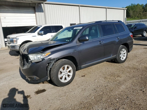 2013 Toyota Highlander with VIN 5TDZK3EH3DS105149, listed as a Copart auction lot 50462015 with 153,359 mi miles and Salvage Title. Bid and sale history available at carsss.com. Image 1.