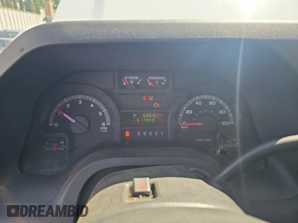 2010 Ford Econoline Cargo Commercial with VIN 1FTNE2EL4ADA10062, listed as a Copart auction lot 52039955 with 61,795 mi miles and Clean title. Bid and sale history available at DreamBid. Image 8.