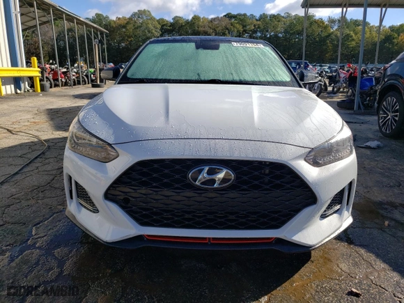 2019 Hyundai Veloster Turbo R-Spec with VIN KMHTH6AB7KU019421, listed as a Copart auction lot 79091154 with 0 mi miles and Non Repairable. Bid and sale history available at carsss.com. Image 5.