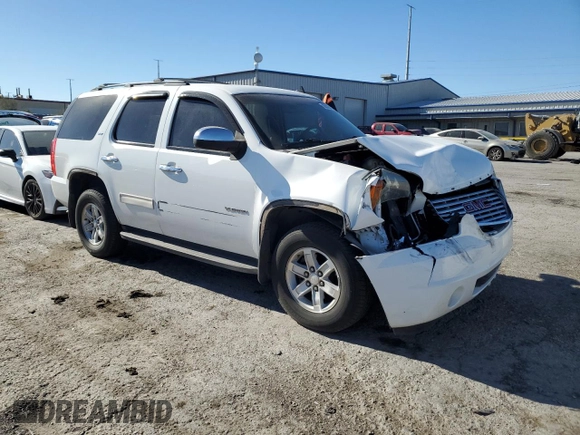 2014 GMC Yukon SLT with VIN 1GKS2CE05ER200523, listed as a Copart auction lot 80029144 with 183,669 mi miles and Salvage Title. Bid and sale history available at DreamBid. Image 4.