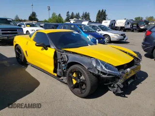 2012 Chevrolet Corvette Z16 Grand Sport 3LT with VIN 1G1YW2DWXC5103924, listed as a Copart auction lot 52947145 with 42,870 mi miles and Salvage title. Bid and sale history available at DreamBid. Image 4.