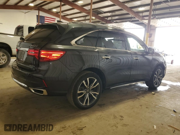 2020 Acura MDX w/Advance Pkg with VIN 5J8YD4H85LL016997, listed as a Copart auction lot 49179845 with 25,331 mi miles and Salvage Title. Bid and sale history available at carsss.com. Image 3.