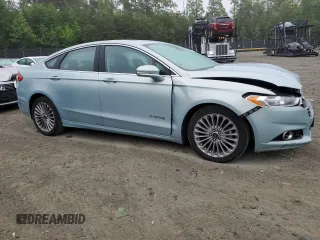 2013 Ford Fusion Titanium Hybrid with VIN 3FA6P0RU5DR368620, listed as a Copart auction lot 55013025 with 143,962 mi miles and Salvage title. Bid and sale history available at DreamBid. Image 4.
