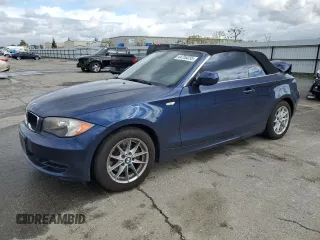 2011 BMW 1 Series 128i with VIN WBAUN1C57BVH83615, listed as a Copart auction lot 44755235 with 97,138 mi miles and Salvage title. Bid and sale history available at DreamBid. Image 1.