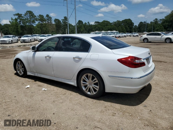 2014 Hyundai Genesis 3.8L z VIN KMHGC4DD7EU262510, wystawiony jako Copart lot #58866875 z przebiegiem Nie podano mil oraz Szkoda całkowita • Salvage title. Historia ofert i sprzedaży dostępna na DreamBid. Obrazek 2.