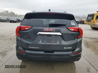 2018 GMC Terrain SLE with VIN 3GKALMEV4JL319157, listed as a Copart auction lot 52027085 with 76,792 mi miles and Salvage Title. Bid and sale history available at carsss.com. Image 6.