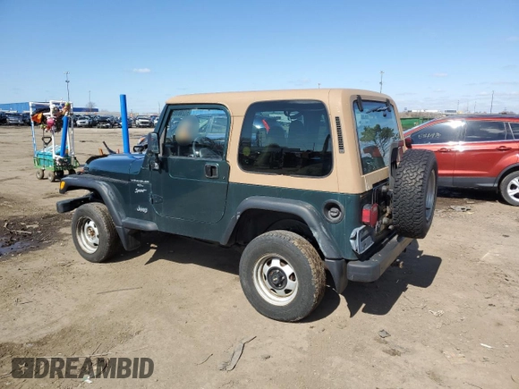 1999 Jeep Wrangler Sport with VIN 1J4FY19S2XP446059, listed as a Copart auction lot 51246105 with 183,072 mi miles and Clean Title. Bid and sale history available at carsss.com. Image 2.