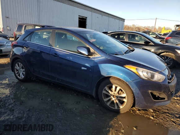 2013 Hyundai Elantra with VIN KMHD35LE4DU055087, listed as a Copart auction lot 80123454 with 128,588 mi miles and Salvage Title. Bid and sale history available at DreamBid. Image 4.