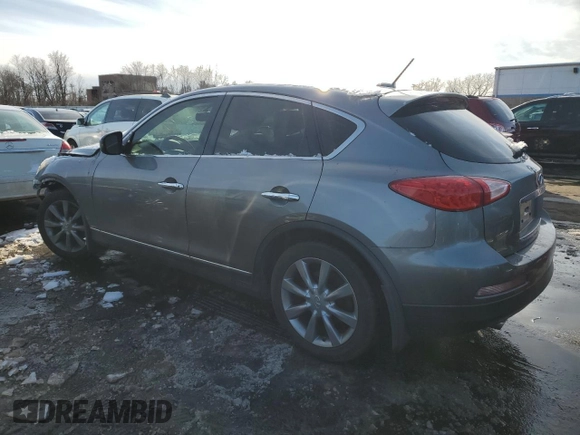 2012 Infiniti EX Journey with VIN JN1AJ0HR4CM450965, listed as a Copart auction lot 45657055 with 119,542 mi miles and Salvage title. Bid and sale history available at DreamBid. Image 2.
