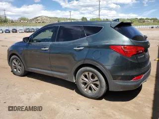 2013 Hyundai Santa Fe Sport z VIN 5XYZT3LB4DG043401, wystawiony jako Copart lot #57334645 z przebiegiem 117 985 mil mil oraz Czysty tytuł • Clean title. Historia ofert i sprzedaży dostępna na DreamBid. Obrazek 2.