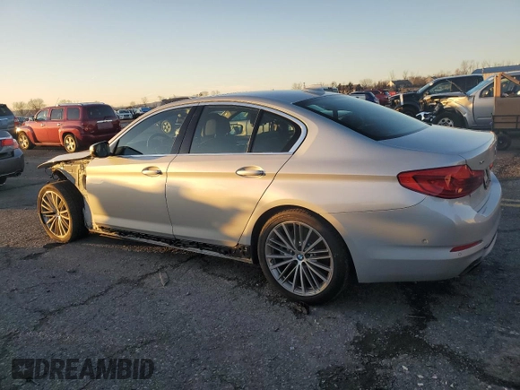 2020 BMW 5 Series 540i xDrive with VIN WBAJS3C09LWW77980, listed as a Copart auction lot 85268944 with 20,396 mi miles and Salvage title. Bid and sale history available at DreamBid. Image 2.