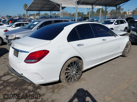 2018 Mercedes-Benz C 300 with VIN WDDWF4JB0JR397714, listed as a IAAI auction lot 41644105 with 91,708 mi miles and . Bid and sale history available at carsss.com. Image 4.