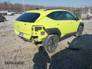 2024 Hyundai Kona SEL with VIN KM8HB3AB4RU056670, listed as a IAAI auction lot 41781071 with 17,022 mi miles. Bid and sale history available at carsss.com. Image 4.