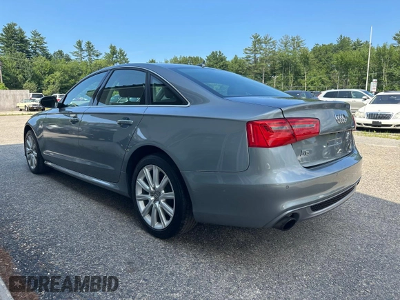 2015 Audi A6 Premium Plus with VIN WAUFGAFC9FN012931, listed as a Copart auction lot 65294965 with 155,313 mi miles and Clean title. Bid and sale history available at DreamBid. Image 3.