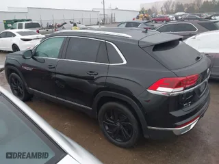 2023 Volkswagen Atlas Cross Sport 3.6L V6 SEL with VIN 1V2BE2CA3PC201988, listed as a IAAI auction lot 41166355 with 45,208 mi miles. Bid and sale history available at carsss.com. Image 14.