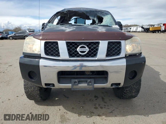 2007 Nissan Titan XE z VIN 1N6AA06B17N205377, wystawiony jako Copart lot #50738625 z przebiegiem 191 068 mil mil oraz Szkoda całkowita • Salvage title. Historia ofert i sprzedaży dostępna na DreamBid. Obrazek 5.