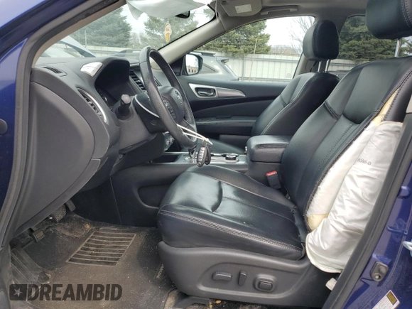 2017 Nissan Pathfinder SV with VIN 5N1DR2MM0HC612897, listed as a Copart auction lot 51281185 with 123,649 mi miles and Salvage Title. Bid and sale history available at carsss.com. Image 7.
