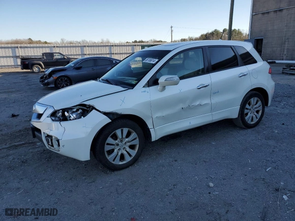 2010 Acura RDX Tech Pkg with VIN 5J8TB2H53AA000154, listed as a Copart auction lot 86106614 with 0 mi miles and Salvage Title. Bid and sale history available at carsss.com. Image 1.