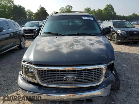 2000 Ford Expedition XLT with VIN 1FMRU15L9YLC33790, listed as a Copart auction lot 59720985 with Not provided miles and Salvage title. Bid and sale history available at DreamBid. Image 5.