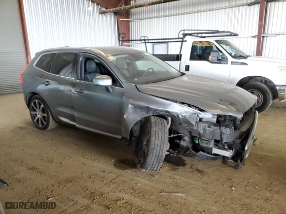 2019 Volvo XC60 Inscription with VIN LYV102RL3KB327348, listed as a Copart auction lot 43060185 with 47,546 mi miles and Salvage Title. Bid and sale history available at carsss.com. Image 4.