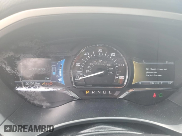 2015 Lincoln MKZ Hybrid z VIN 3LN6L2LU4FR625940, wystawiony jako Copart lot #61721025 z przebiegiem 56 151 mil mil oraz Szkoda całkowita • Salvage title. Historia ofert i sprzedaży dostępna na DreamBid. Obrazek 9.