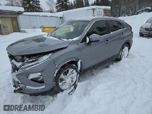 2024 Mitsubishi Eclipse Cross ES with VIN JA4ATUAA5RZ612868, listed as a Copart auction lot 45105185 with 11,230 mi miles and Salvage title. Bid and sale history available at DreamBid. Image 1.