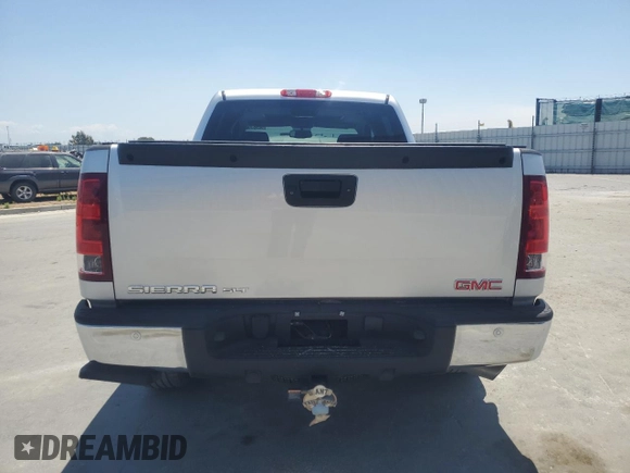 2013 GMC Sierra 1500 SLT with VIN 3GTP2WE71DG157541, listed as a Copart auction lot 62363665 with 56,143 mi miles and Salvage title. Bid and sale history available at DreamBid. Image 6.