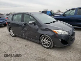 2014 Mazda 5 Grand Touring with VIN JM1CW2DL9E0176340, listed as a Copart auction lot 80590684 with 173,013 mi miles and Salvage title. Bid and sale history available at DreamBid. Image 4.