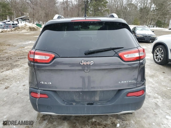 2017 Jeep Cherokee Limited with VIN 1C4PJMDS2HW657115, listed as a Copart auction lot 46327425 with 131,930 mi miles and Salvage Title. Bid and sale history available at carsss.com. Image 6.