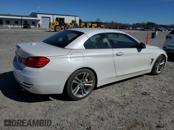 2015 BMW 4 Series 435i with VIN WBA3T3C57FP738646, listed as a Copart auction lot 45648395 with 90,791 mi miles and Clean Title. Bid and sale history available at carsss.com. Image 3.