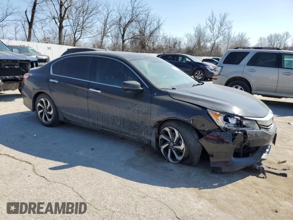 2016 Honda Accord Sedan EX with VIN 1HGCR2F74GA081979, listed as a Copart auction lot 47487595 with 144,547 mi miles and Clean Title. Bid and sale history available at carsss.com. Image 4.