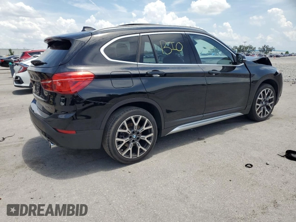 2021 BMW X1 sDrive28i z VIN WBXJG7C05M5U10504, wystawiony jako Copart lot #58708935 z przebiegiem 25 180 mil mil oraz Nie do naprawy • Non repairable. Historia ofert i sprzedaży dostępna na DreamBid. Obrazek 3.