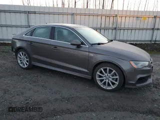 2015 Audi A3 2.0T Prestige with VIN WAUKFGFFXF1020252, listed as a Copart auction lot 84533014 with 70,945 mi miles and Salvage Title. Bid and sale history available at carsss.com. Image 4.