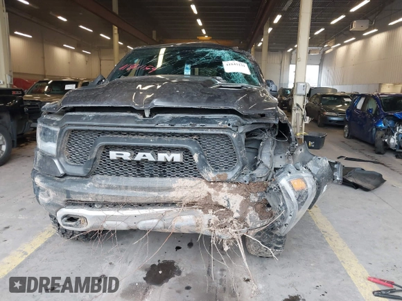 2020 Ram 1500 Rebel with VIN 1C6SRFLT0LN162491, listed as a IAAI auction lot 41841159 with 58,265 mi miles and . Bid and sale history available at DreamBid. Image 12.