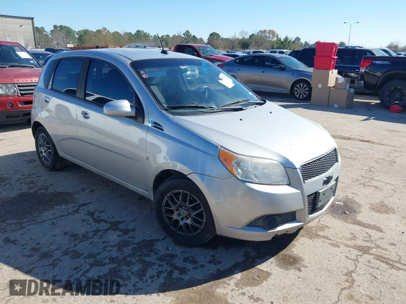 2009 Chevrolet Aveo 1LT with VIN KL1TD66E99B630907, listed as a IAAI auction lot 41378480 with 102,906 mi miles and . Bid and sale history available at DreamBid. Image 1.