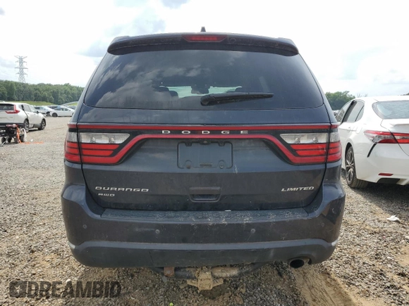 2016 Dodge Durango Limited with VIN 1C4RDJDG0GC424652, listed as a Copart auction lot 59841835 with 162,560 mi miles and Salvage title. Bid and sale history available at DreamBid. Image 6.